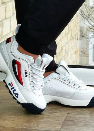 Кросівки fila disruptor білі4 фото