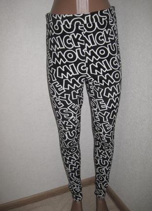 Теплые велюровые штанишки примарк дисней р-рм английский 12-14