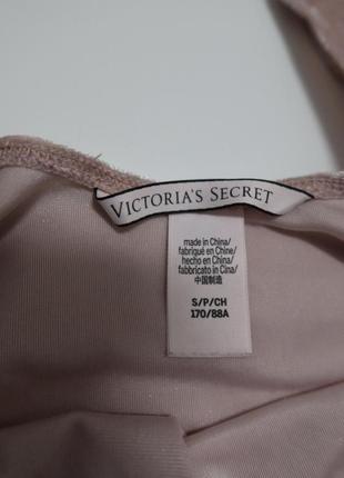 Victoria's secret logo crushed velvet crop top/ велюровый кроп топ6 фото