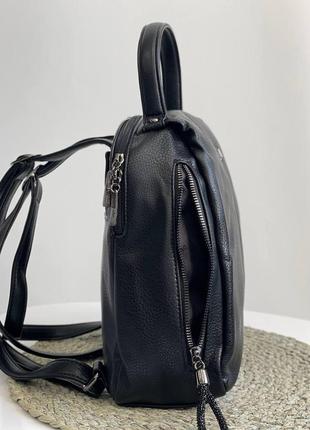 Женский рюкзак городской из кожзам итальянского бренда  gildatohetti.3 фото