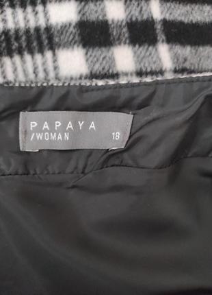 Теплая юбка в клетку шотландка 18 р от papaya4 фото