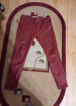 Зара джинсы под кожу