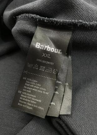 Базова темно сіра футболка поло barbour, з коміром, однотонна, з лого, логотипом, кежуал, барбур, оригінал, вінтаж6 фото