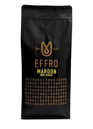 Кава в зернах effro maroon 1 кг. свіжого обсмажування, 100% арабіка