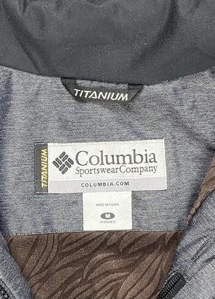 Columbia titanium куртка пуховая м размер женская серая оригинал4 фото