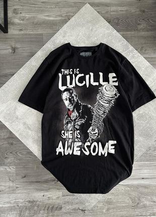 Футболка lucille walking dead ходичи мерцы сериала