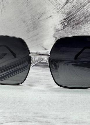 Сонцезахисні окуляри унісекс квадрати з лінзами градієнт в металевій оправі з тонкими дужками5 фото
