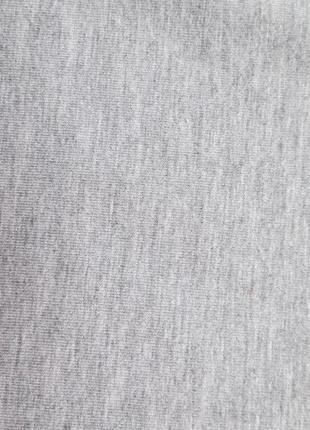 Классные хлопковые стрейчевые укороченные лосины леггинсы серый меланж select.7 фото