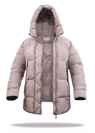 Куртка женская зимняя freever uf 20804 бежевая