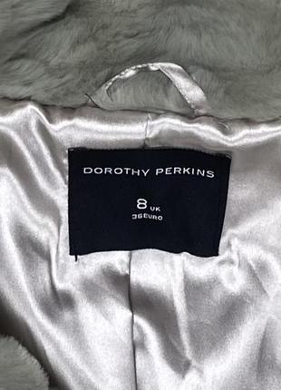 Dorothy perkins шуба 36 размер женская серая оригинал5 фото