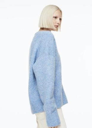 Шикарний новий преміальний мохеровий светр кардиган h&m1 фото