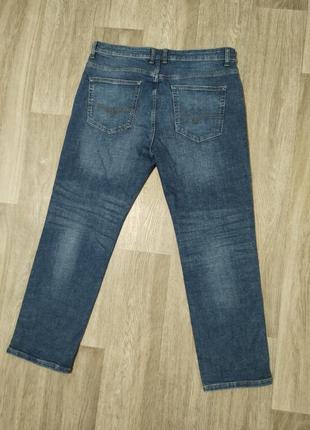 Чоловічі джинси/next/штани/штани/жовтогарячий одяг/стрейчеві сині джинси7 фото