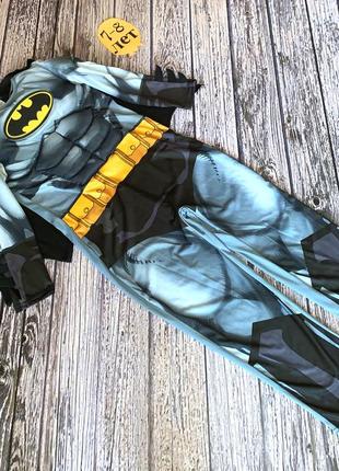 Новорічний костюм batman з маскою для хлопчика 7-8 років, 122-128 см