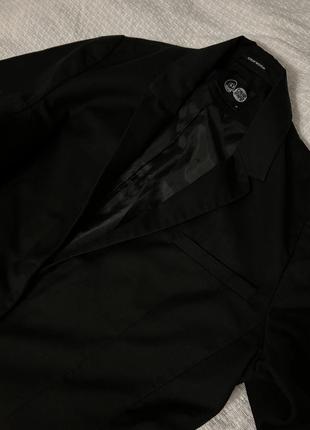 Пиджак черный длинный2 фото