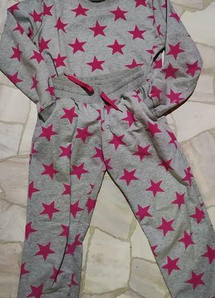 Пижама женская в звездах, ткань вискоза , размер xl, made in turkey5 фото