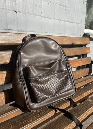 Кожаный рюкзак