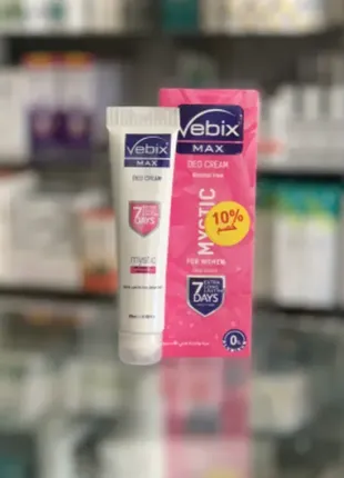 Дезодорант vebix cream max mystic вебікс жіночий 25 мл єгипет