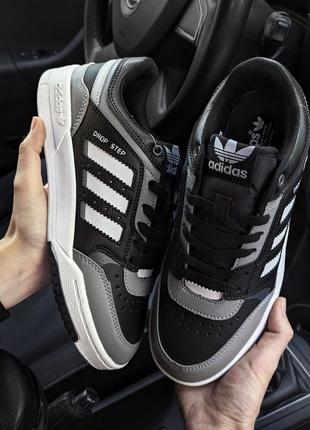 Чоловічі кросівки adidas drop step black low чорні