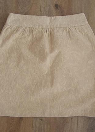 Жаккардовая юбка с запахом zara, р.хс-с7 фото