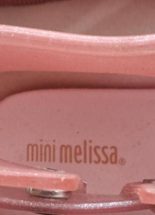 Чудові гумові чобітки mini melissa з бантом/розміром us 87 фото