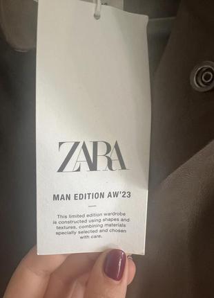 Шкіряна куртка zara9 фото