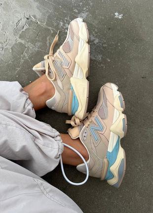 Кроссовки new balance 9060 «&nbsp;ivory cream pink sand » premium