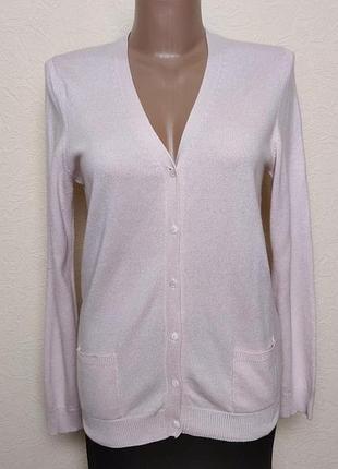 Кашемировая шелковая кофта кардиган modissa швейцария /2750/