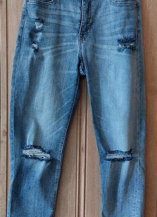 Джинси бойфренд 46-48р h&m