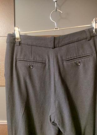 Шерстяные прямые брюки темно-синие sessun alberta7 фото