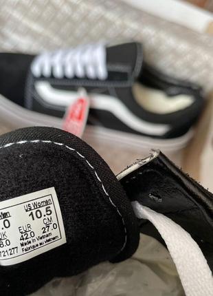 Кеди vans old skool black/white10 фото