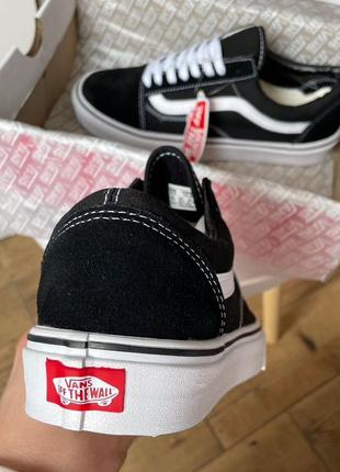 Кеди vans old skool black/white4 фото