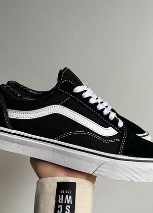 Кеди vans old skool black/white