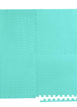 Мат-пазл (ластівчин хвіст) cornix mat puzzle eva 120 x 120 x 1 см xr-0234 mint poland3 фото