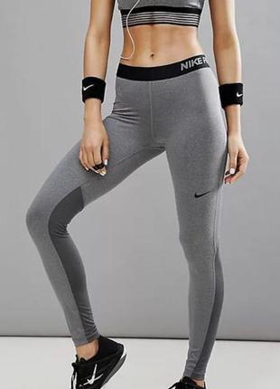 Женские лосины леггинсы тайтсы nike pro