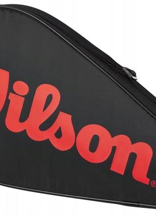 Сумка, чехол для ракетки wilson padel cover bag черный