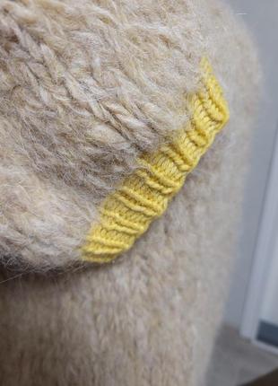 Оверсайз светр з вовни альпаки5 фото