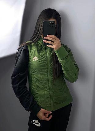 Куртка жилетка трансформер nike acg зелена найк оригінал вітровка