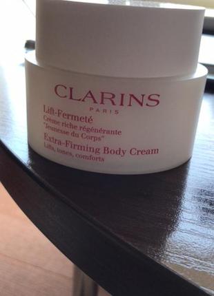 Регенерирующий крем для тела clarins extra-firming body cream. тестер.