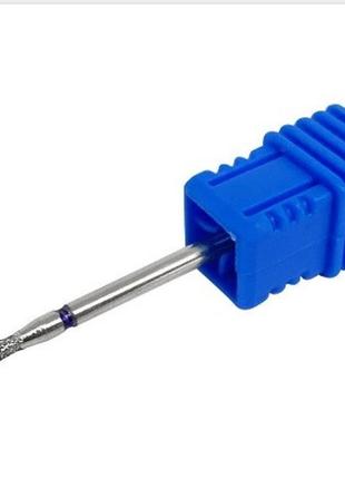 Алмазна закруглена  фреза 6х2 синя