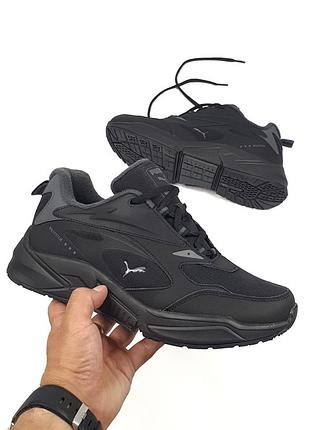 Plus Portable II 078392 01 Puma Black •black grey• ❄️💧термо кроссовки