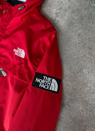 Мужская ветровка / качественная ветровка the north face в красном цвете на каждый день4 фото