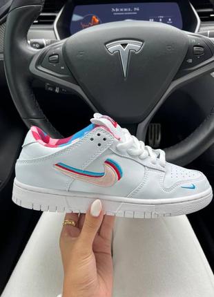 Nike sb dunk low найк белые