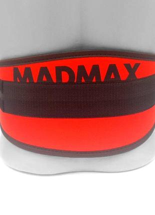 Пояс для тяжелой атлетики madmax mfb-421 simply the best неопреновый red xxl8 фото