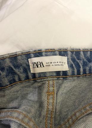 Zara mom джинси блакитні 367 фото