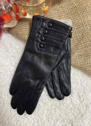 Розкішні жіночі шкіряні рукавички