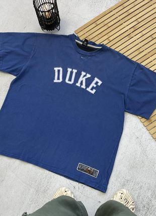 Футболка nike vintage duke team вышит большой логотип синий