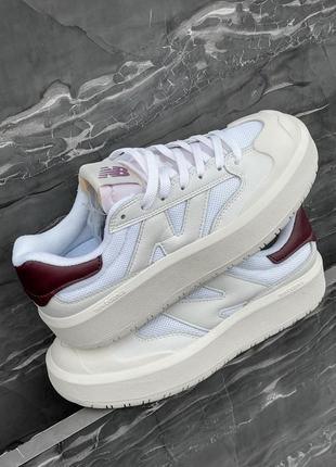 Кроссовки new balance ct302 white brown9 фото