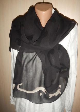 Шикарный шелковый шарф bvlgari2 фото