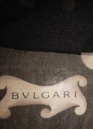 Шикарный шелковый шарф bvlgari4 фото