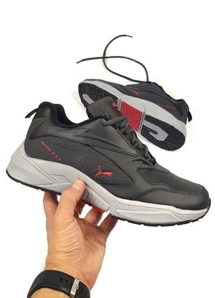 Чоловічі термо кросівки puma rs-fast thermo grey